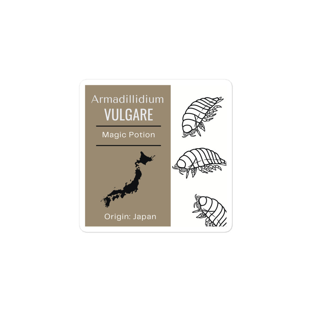 Label for Armadillidium vulgare - Magic Potion