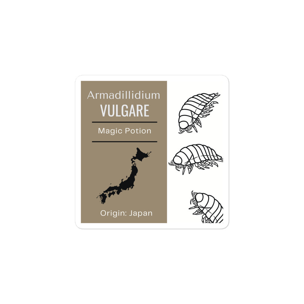 Label for Armadillidium vulgare - Magic Potion