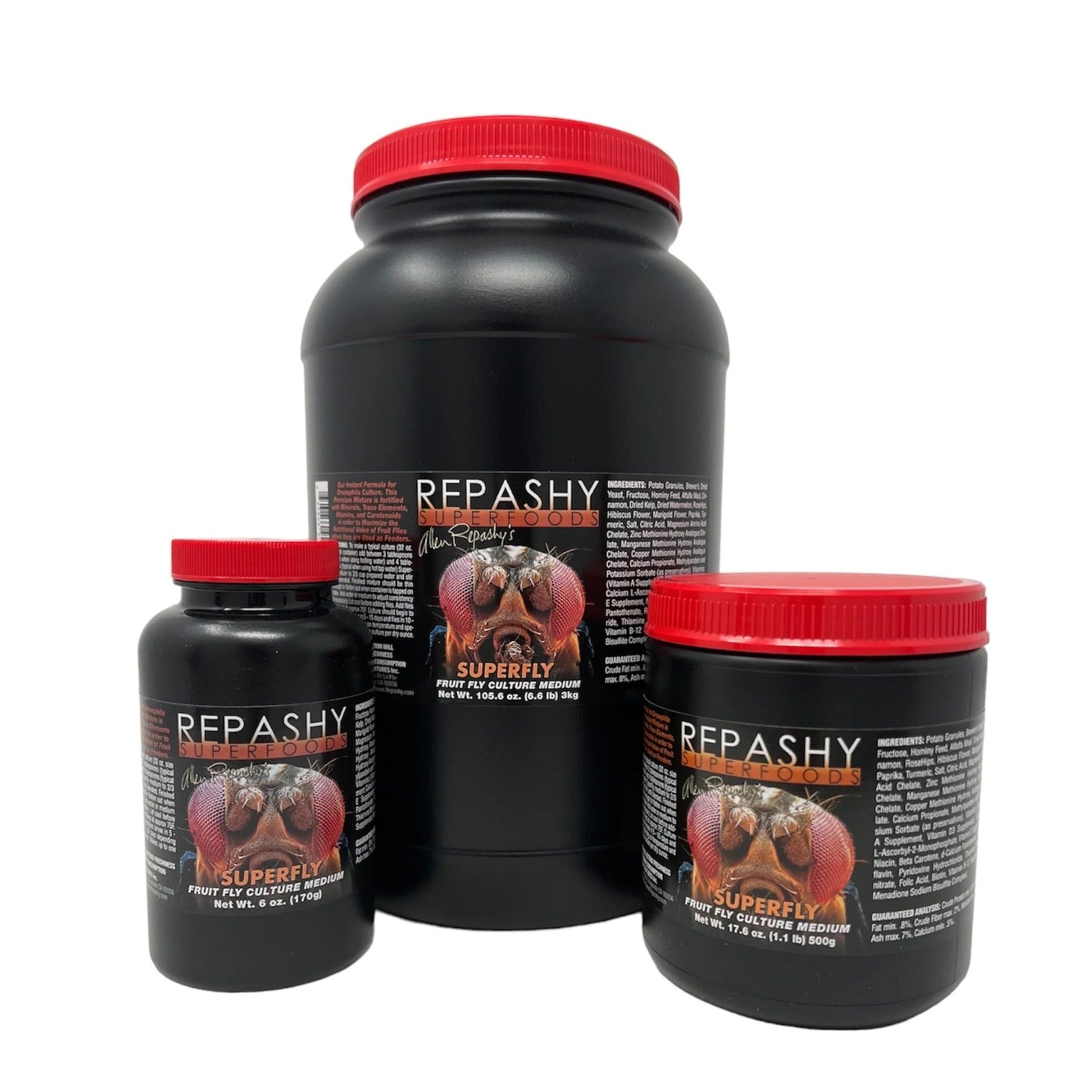 thumbnail image 2 of Repashy Superfly Fruit Fly Culture Medium – 105.6oz Jar For Raising Nutritious Drosophila Feeder Insects 2 of 9